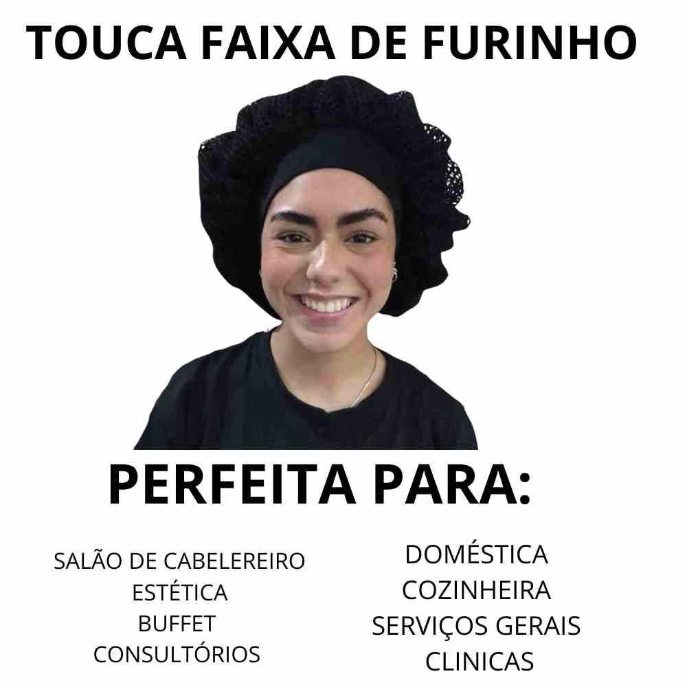KIT 2 TOUCAS FAIXA TELINHA LAVÁVEL TOUCA REDINHA PARA COZINHA RESTAURANTE SERVIÇOS EM GERAL