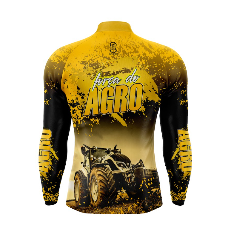 Camisa Camiseta Agro Agricultura Trator Proteção Uv50+ Dry GLL-101