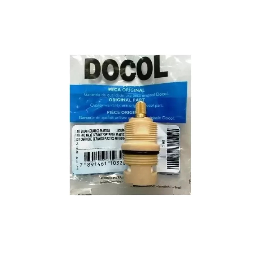 Reparo Bujão Cerâmico Abertura Horário Misturador 1/4v Docol