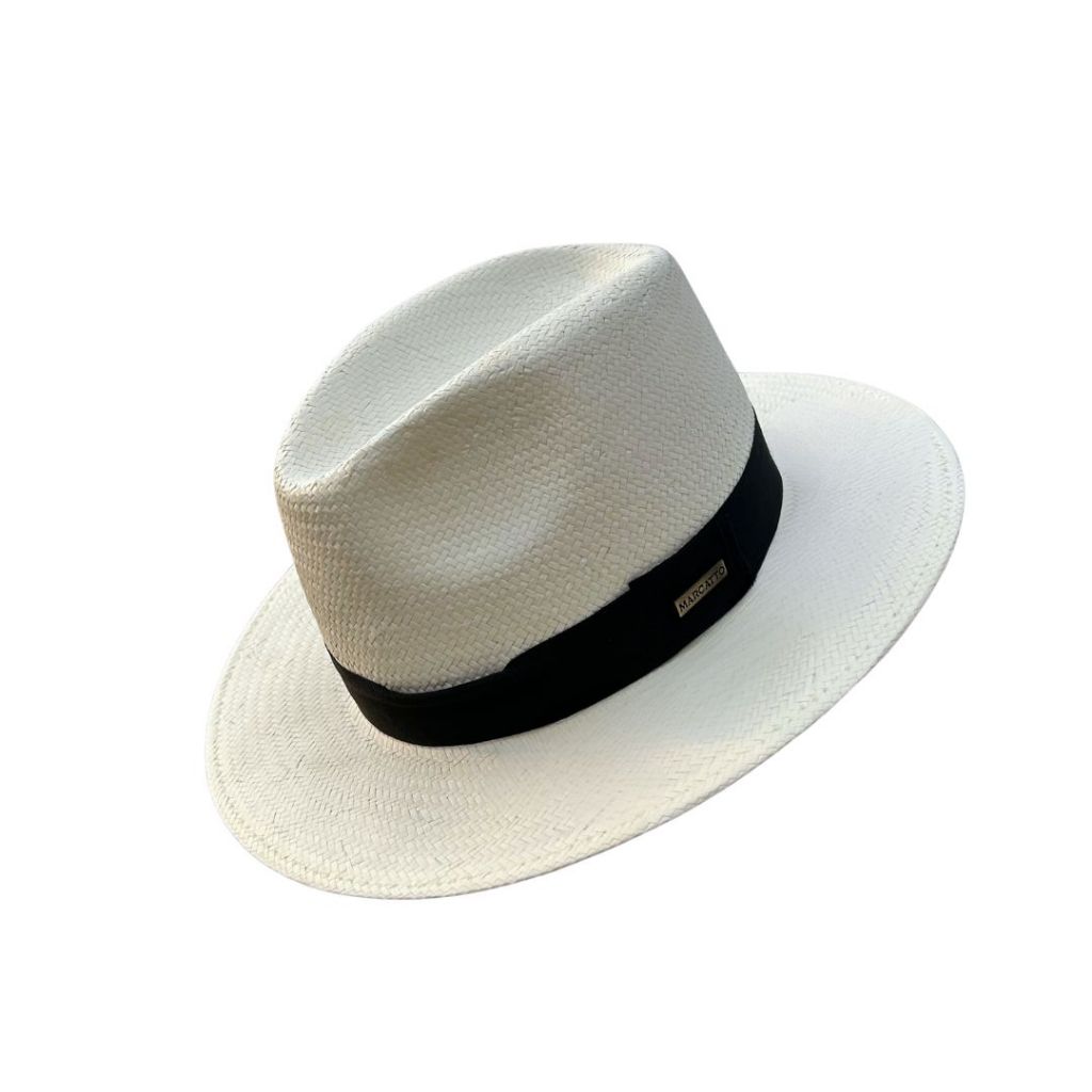 Chapéu Casual Natural De Palha Filetado Marcatto 15884