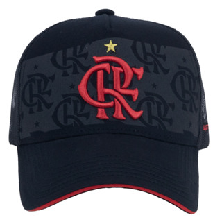Boné estampa Flamengo Zico trucker  (36007) em Oferta na Shopee
