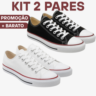Kit 2 Pares Tênis Feminino Casual Confortável Leve Moda 2025 Promoção em Oferta na Shopee