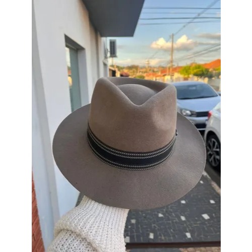 Chapeu Importado Original John B Stetson Feltro De Lã