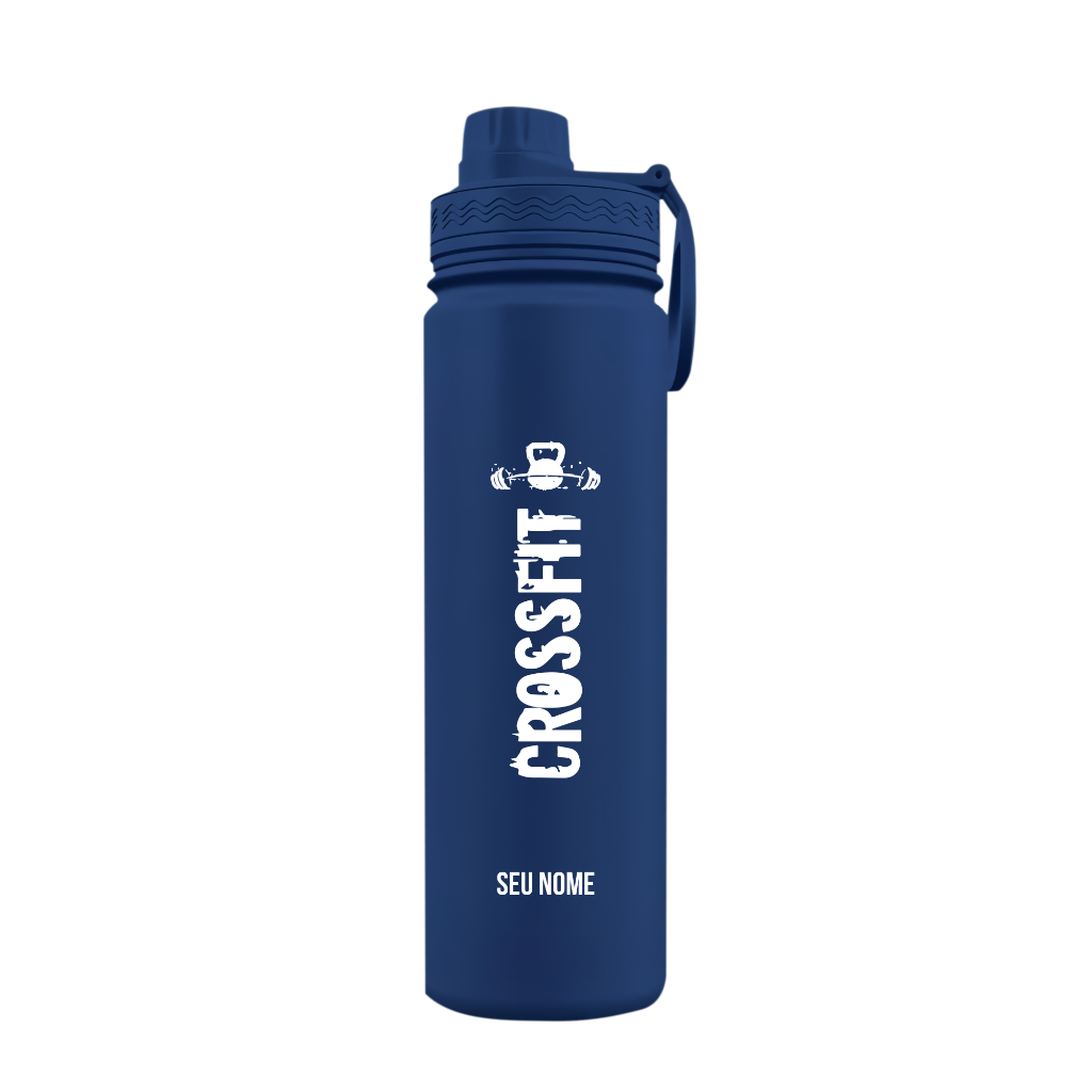 Garrafa Térmica Fresh Com Alça Personalizada Crossfit Com Nome