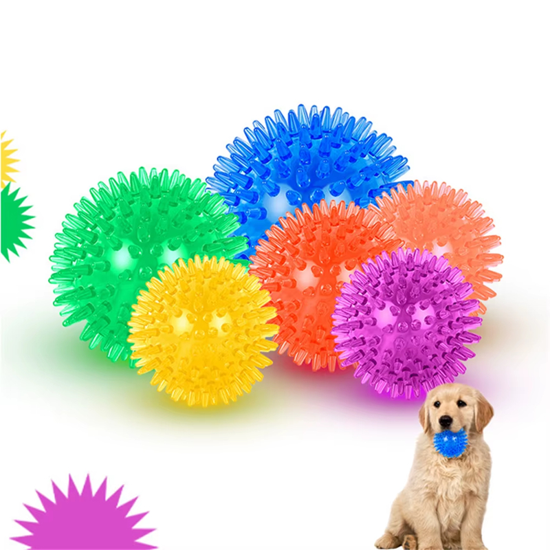 Bola Cravo para Cães Pets 9cm Médio a Grande com Apito Cachorro