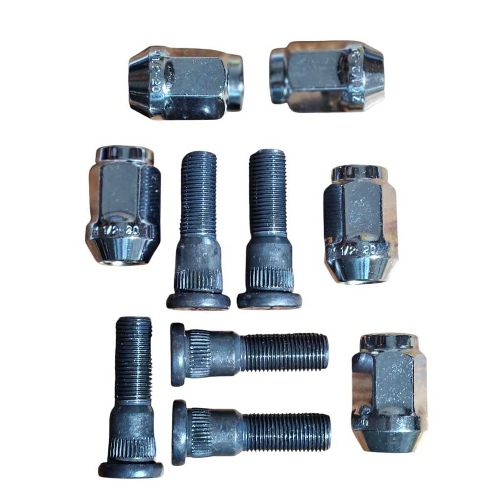 5 Porca Cromada 5 Prisioneiro F100 /jeep /rural/f75 1/2-20f