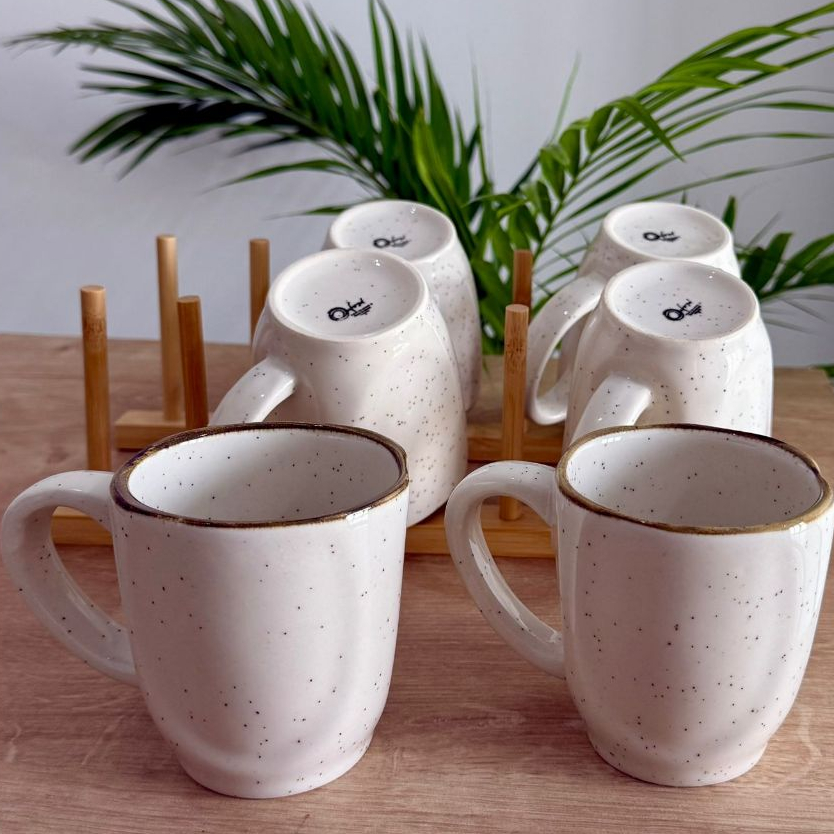 Jogo 6 Canecas Café Chá Ryo Maresia 260ml Oxford Porcelanas