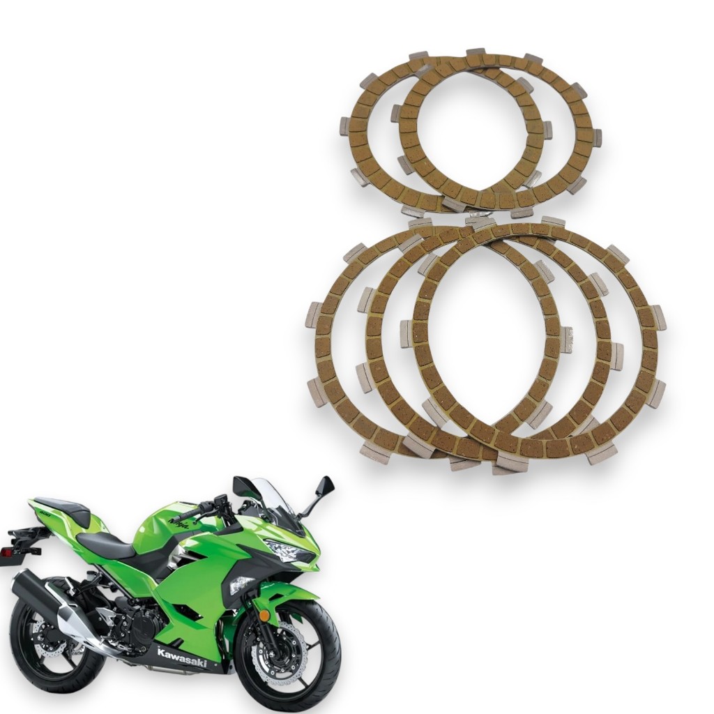 Disco De Embreagem Kawasaki Ex400 Ninja400 Ninja 400 5 Peças