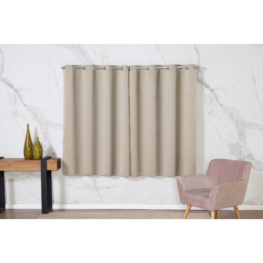 Cortina Blackout Tecido 3,00x1,30 Para Sala E Quarto em Oferta na Shopee