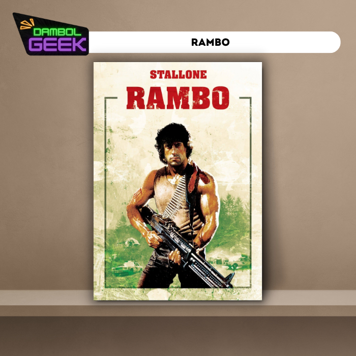 Rambo 1 Programado para Matar Quadro decorativo