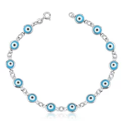 Pulseira Olho grego em Prata 925