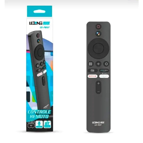 Controle Remoto Para Xiaomi Mi Box Stick Tv Comando De Voz le-7657