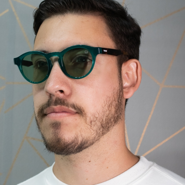 Óculos de Sol Unissex Redondo Clássico – Estilo Retrô com Proteção UV400 em Oferta na Shopee