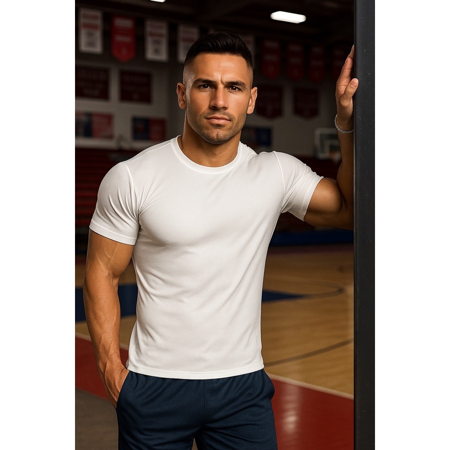 Camiseta Poliamida SportFit com proteção UV50 – Leve, Confortável e Protegida em Oferta na Shopee