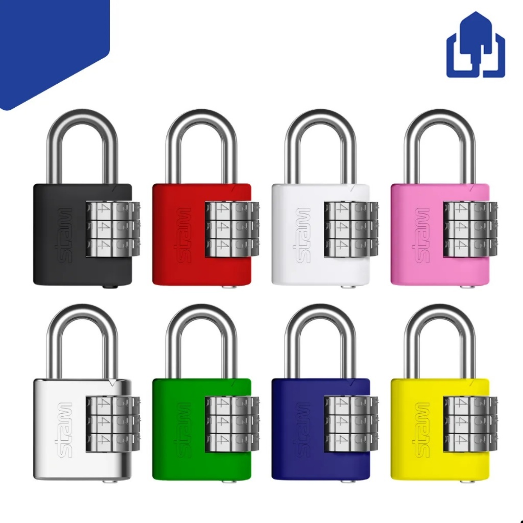 Cadeado segurança Stam original com Senha Segredo 25mm/40mm Stam