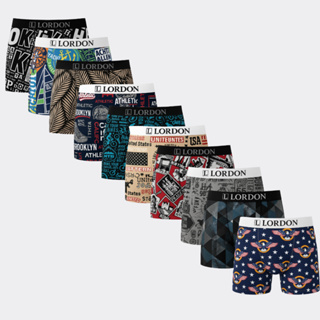 Kit 10 Cuecas Boxer Adulto Plus Size Microfibra Estampada Masculino em Oferta na Shopee