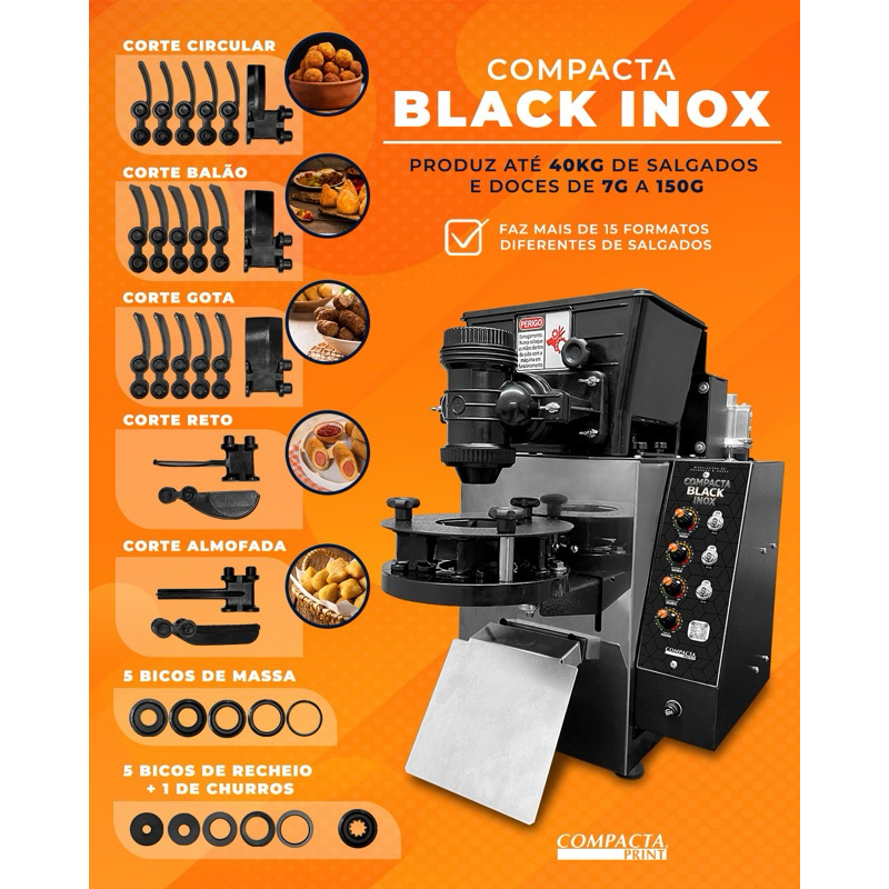 Máquina de Fazer Salgado e Doces — R$ 6.000,00 em Shopee