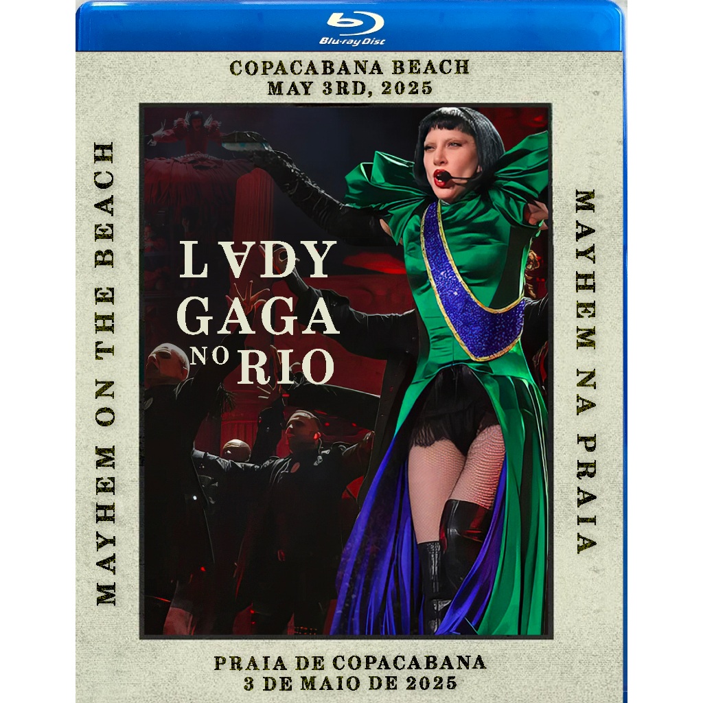 Bluray Lady Gaga Ao vivo no Rio Copacabana 2025 - Mayhem on The Beach - Legendado
