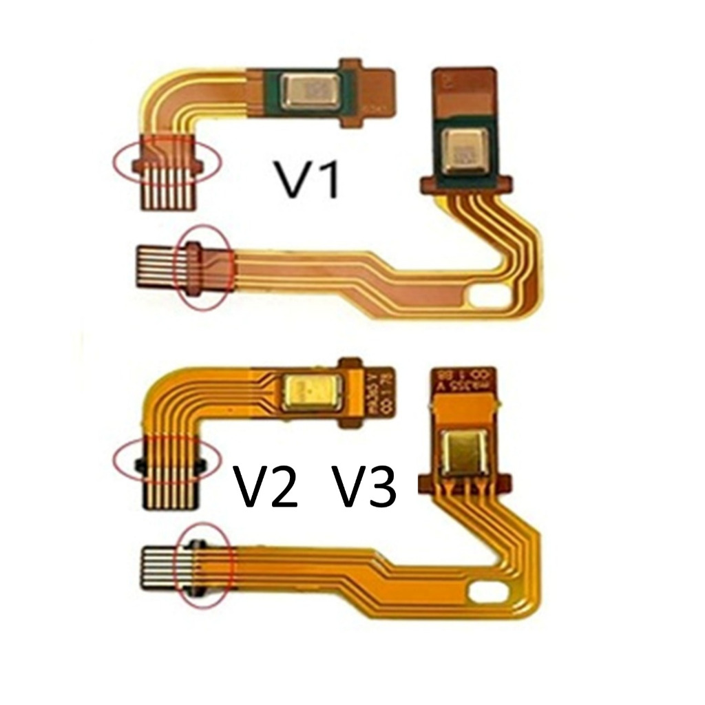 Par Cabo Flat Flex Condutivo Microfone Para Controle Ps5 Dualsense V1 V2/V3