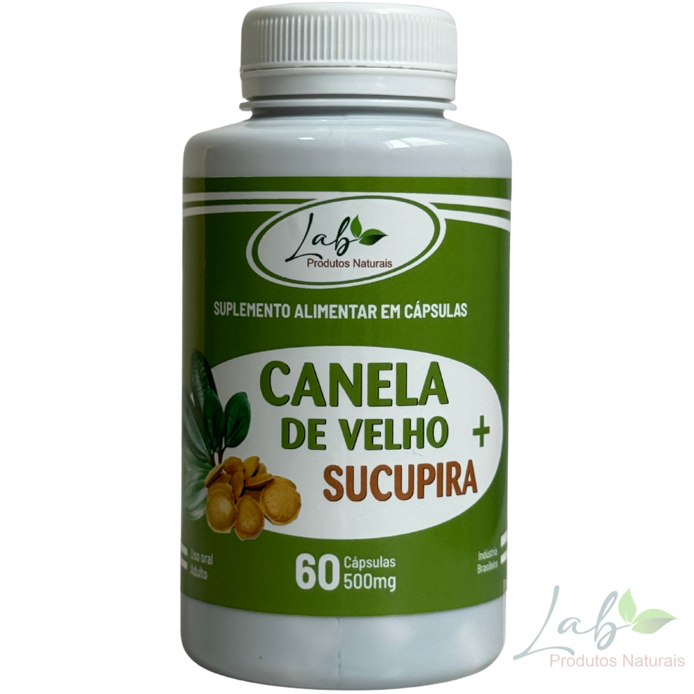 Sucupira + Canela - 60 Capsulas 500mg - Suplemento Alimentar em Oferta na Shopee
