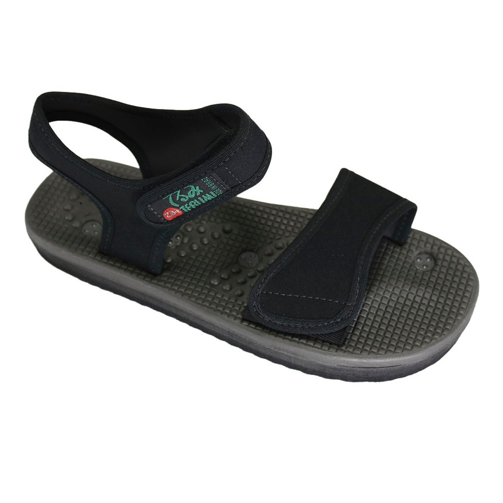 Sandália Magnético Solado Baixo Linda Preto Par - Terumi