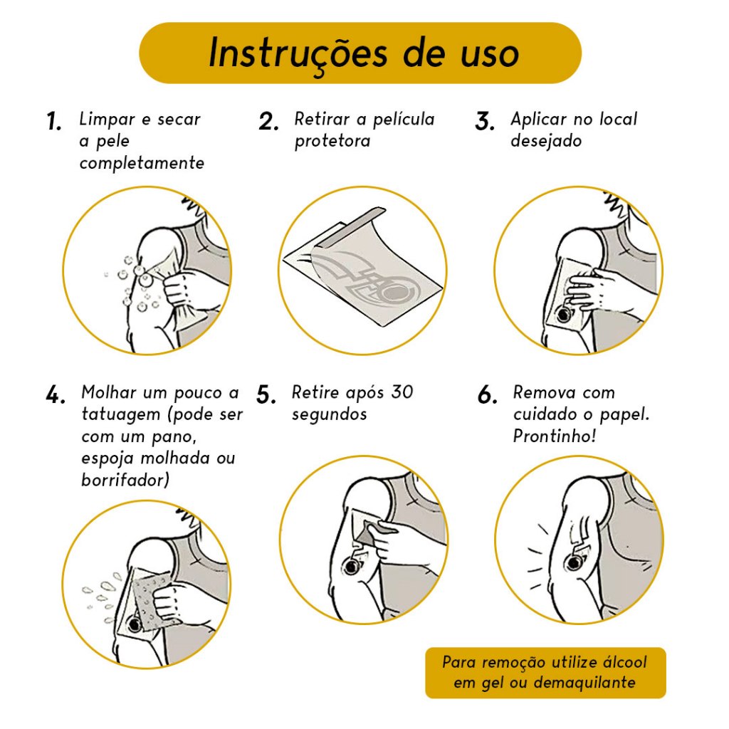 60 Tatuagens Temporária Infantil Stitch 20x28cm