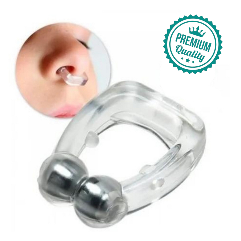 Clipe Nasal Anti Ronco Aparelho Para Nariz Dispositivo Para Ronco e Apneia Dilatador Magnético