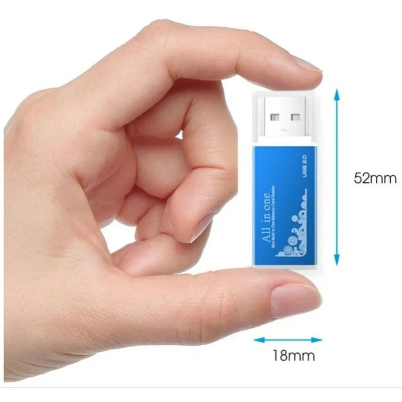 Leitor De Cartões Usb Multifunções 4 em 1