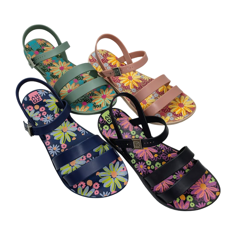 Sandália Zaxy Urban Floral Cores 82898