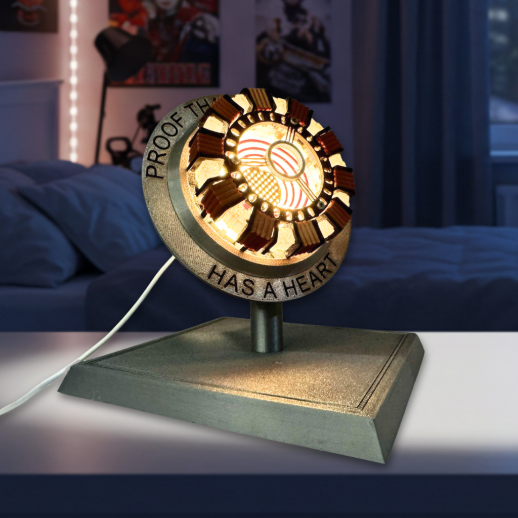 Luminária Reator Arc do Tony Stark  | "Proof That Tony Stark Has a Heart" | Decoração Geek