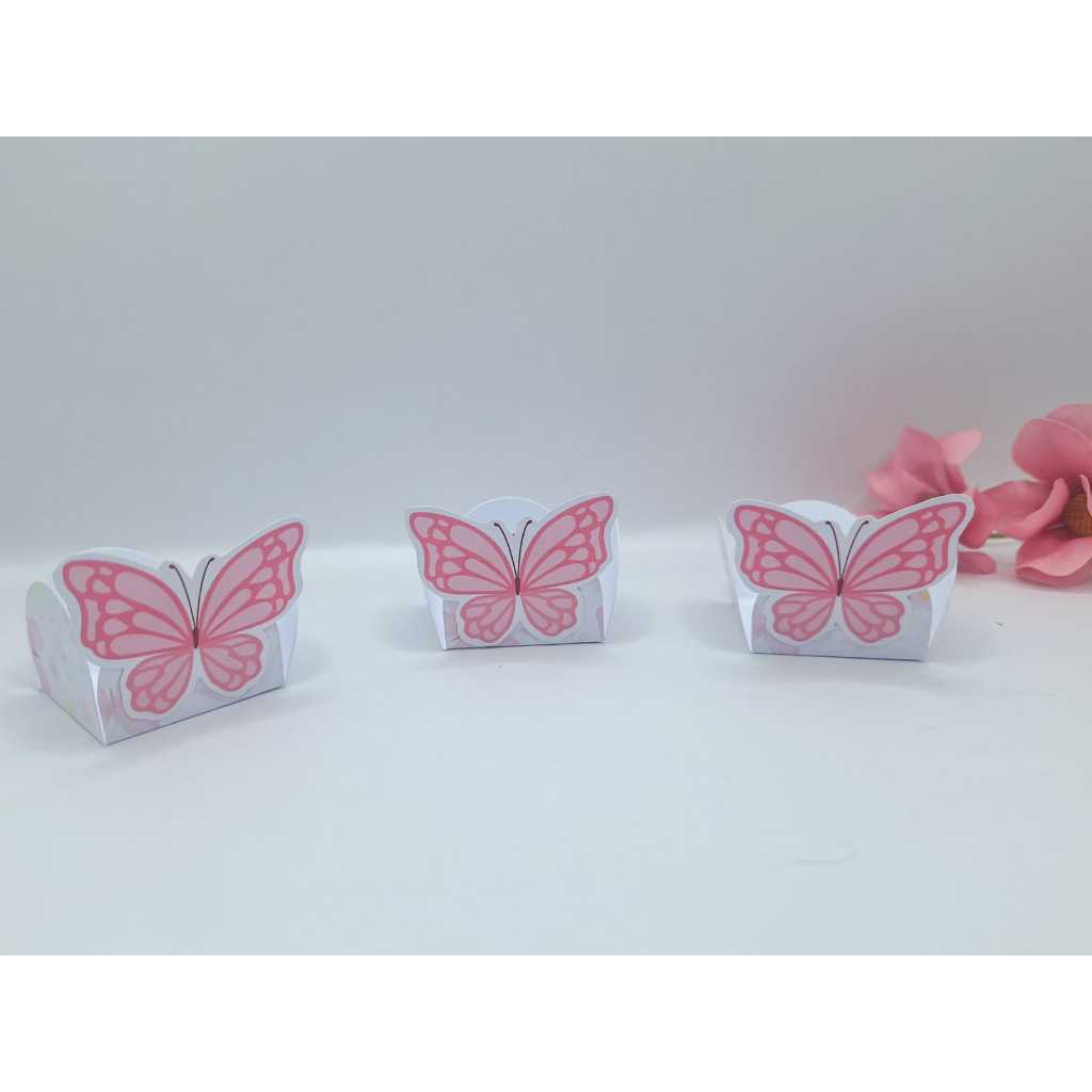Forminhas 3d- Docinhos - Jardim das borboletas- Jardim encantado- Lembrancinhas personalizadas- Aniversário