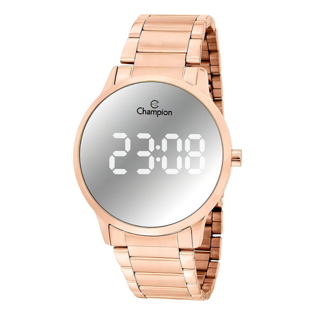 Relogio Champion Feminino Rose 1 Ano Garantia Presente Elegante Moderno - CH40115P - Watches