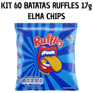 KIT 60 BATATAS RUFFLES 17g - ELMA CHIPS em Oferta na Shopee