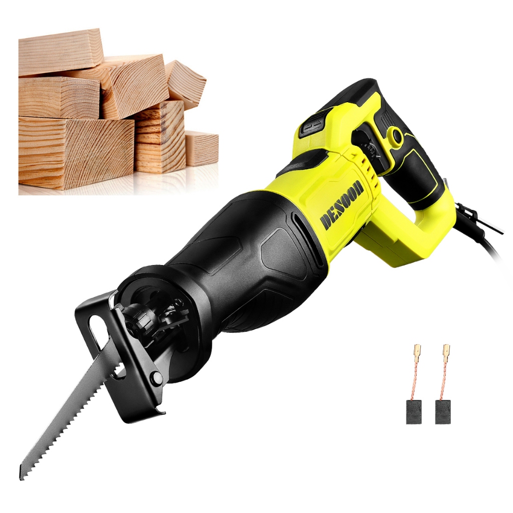 Serra Sabre Elétrica Profissional 2800r/Min Com LâMina Para Ferramentas De Corte Madeira 710W Desoon - Home & Living