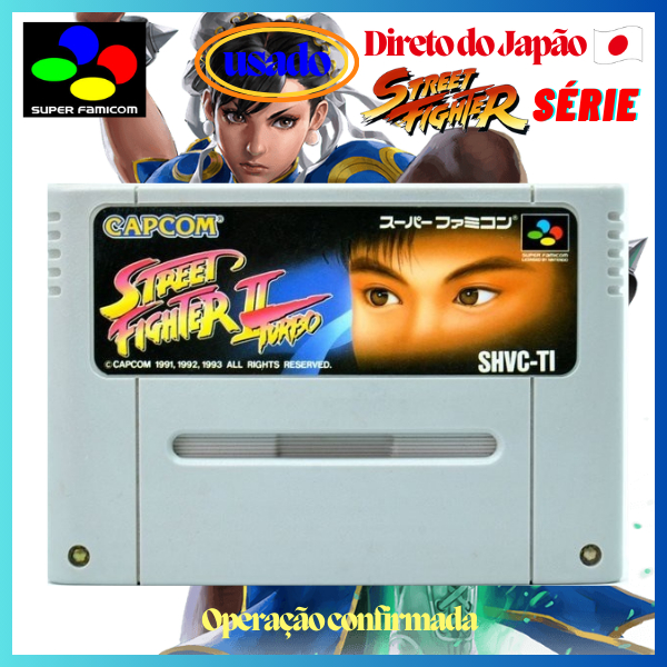 Diretamente do Japão 🎮 Super Famicom 🎮 Street Fighter 2 Turbo（Original japonês）