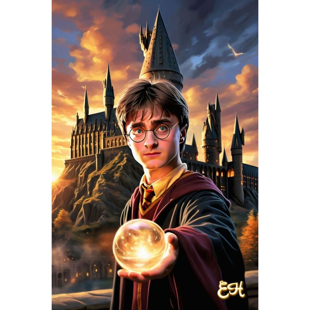 Quebra Cabeça  Harry Potter  personalizado escolha sua imagem 60 peças
