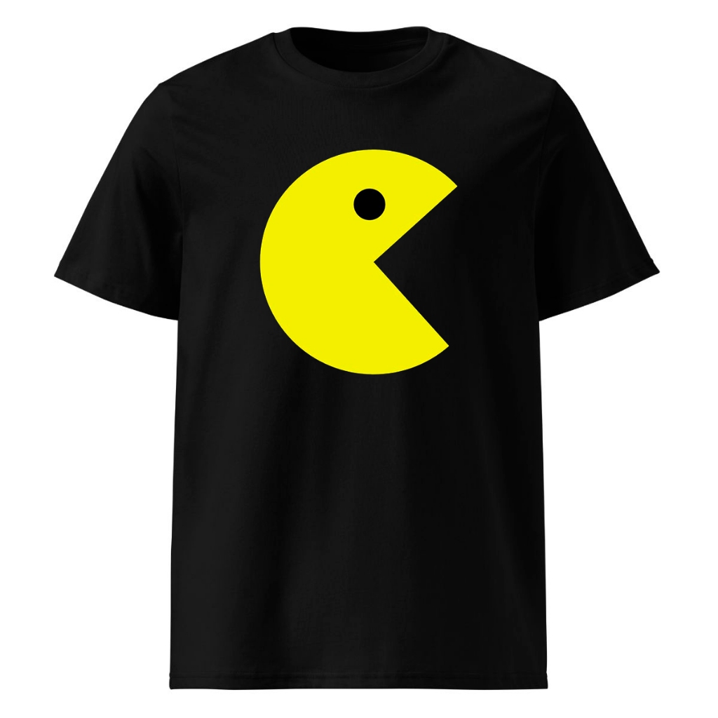 Camiseta Jogo PacMan Retrô Video Game Camisa Pac-Man Blusa 100% Algodão Premium Menino Menina Unissex Infantil