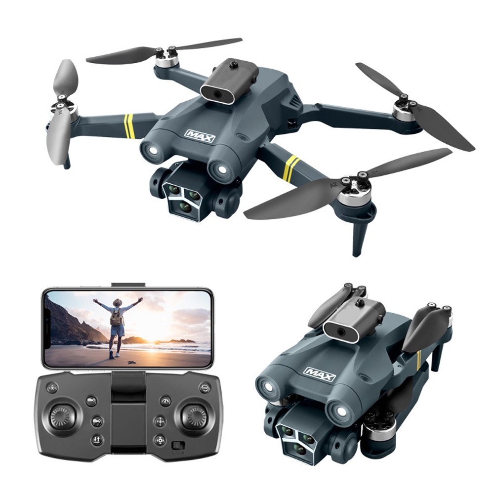 DLI Mini Drone M3 M3max Triple Camera Inteligente Obstáculos Com Motor Sem Escovas-Anatel em Oferta na Shopee