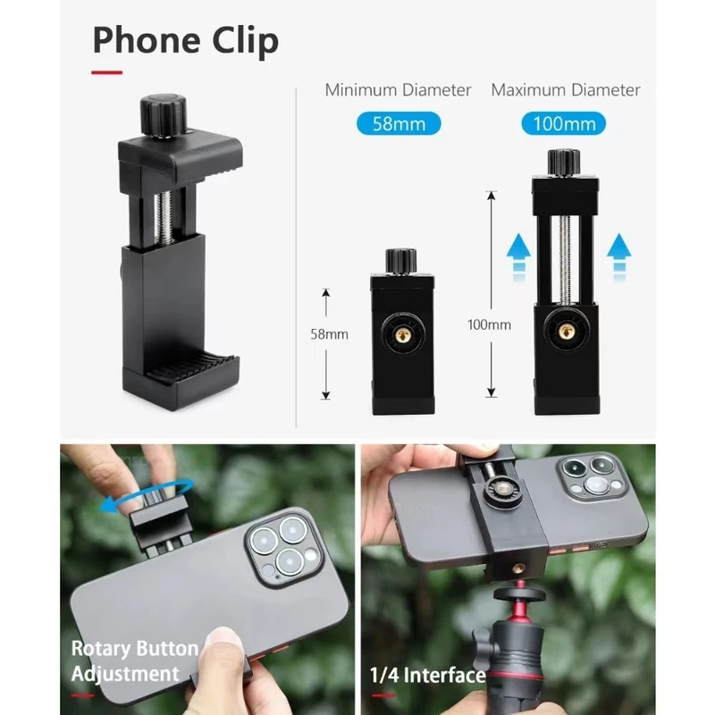 Suporte para Câmera e Celular no Capacete Queixo com 6 Kits — foto 4