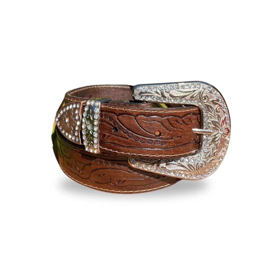 Cinto Muladeiro Feminino Country Com Detalhes Em Brilho Strass Couro Legitimo em Oferta na Shopee