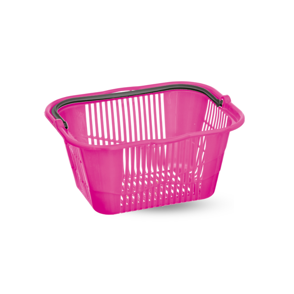 Cesto para Prendedor de Roupas com Alça Portátil Neon Resistente: Cestinho Multiuso de Varal em Oferta na Shopee