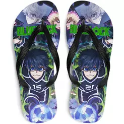 Chinelo Blue Lock Isagi Personalizado Infantil 4 modelos