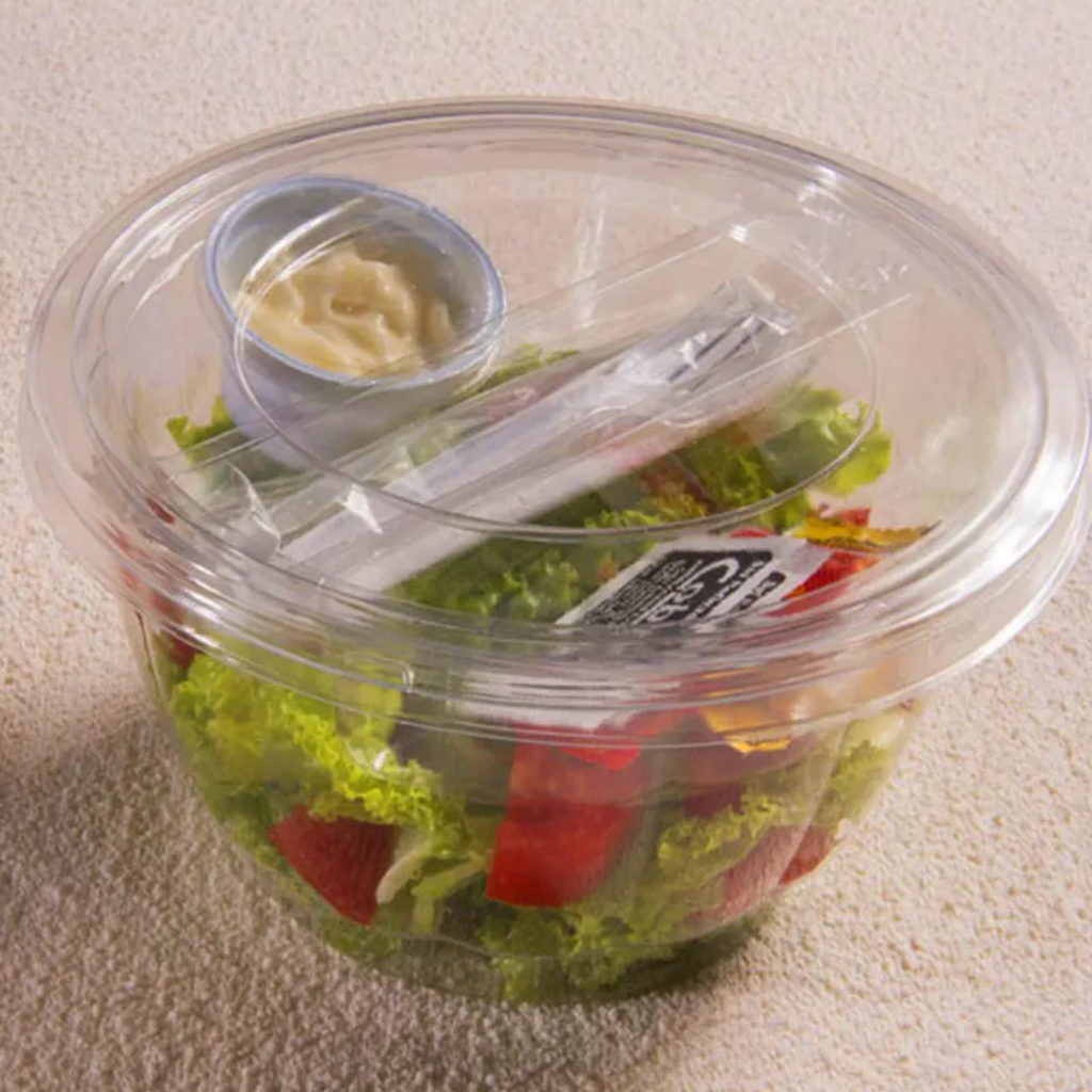 Pote Bowl Saladeira com Divisória 1000ml G633 Galvanotek c/10 un em Oferta na Shopee