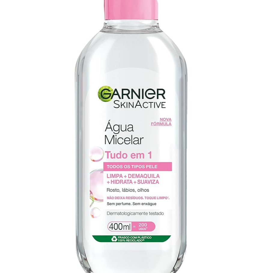 Água Micelar Garnier SkinActive Tudo em 1 400ml