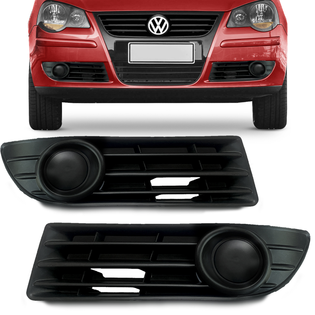 Grade Parachoque Polo Sedan Hatch 07 08 09 10 11 Sem Furo