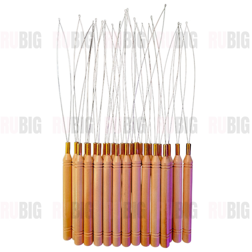 Kit Aplicação Mega Hair – 500 Microlinks + 5 Agulhas Peixinho