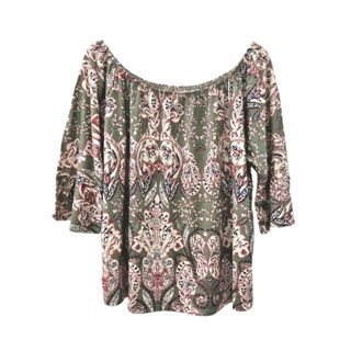 Blusa ciganinha plus size arabesco em Oferta na Shopee
