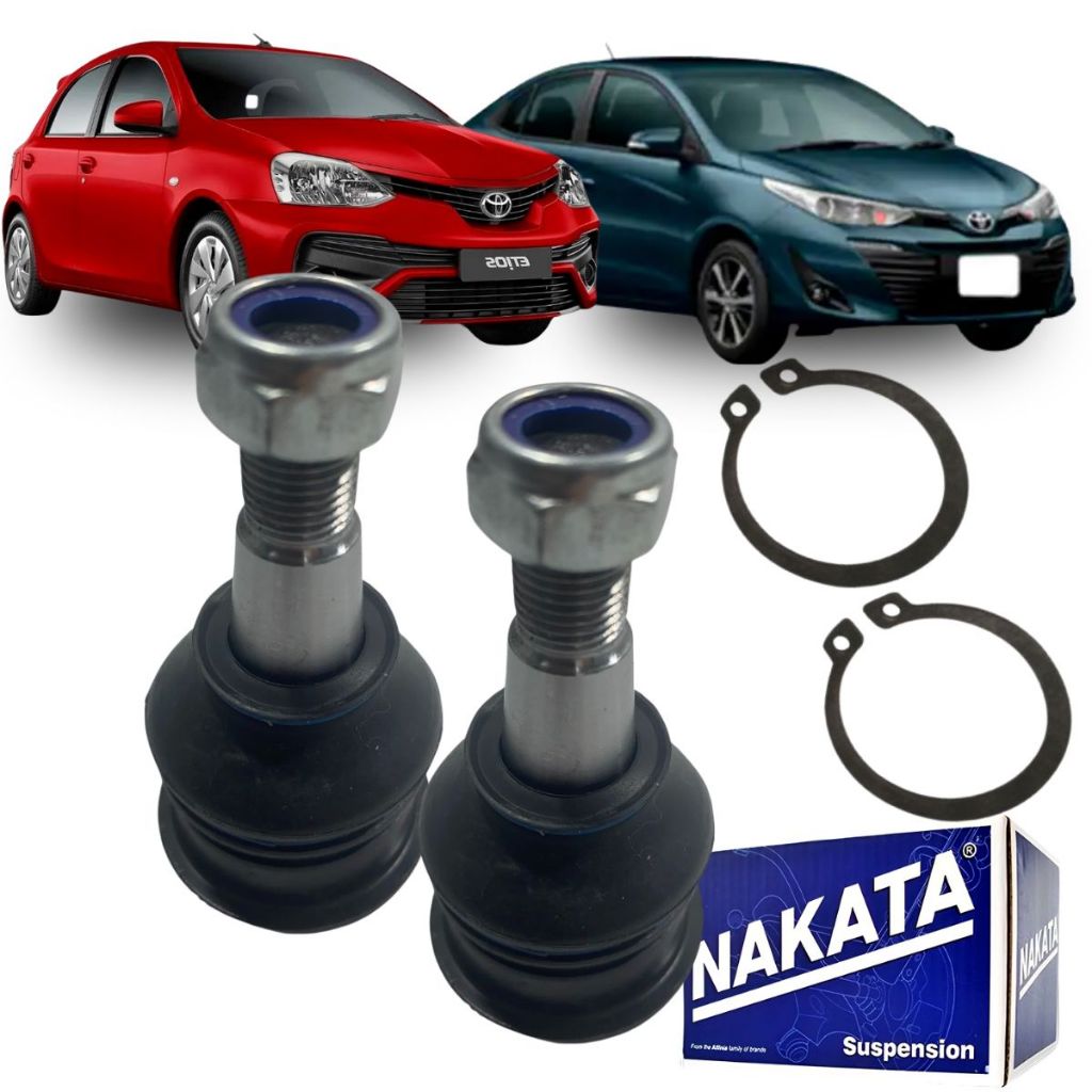 Par Pivô Suspensão Dianteiro Nakata Toyota Etios Yaris em Oferta na Shopee