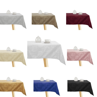 Toalha de Mesa Jacquard Premium Pequena 100x100 Admirare Elegância Praticidade em Oferta na Shopee