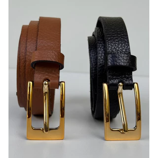 Cinto feminino couro legítimo